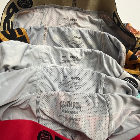 Lot 5 Pairs PSD Men’s Large Boxer Briefs Money Art Dollar Bills Death Row - Picture 7 of 7